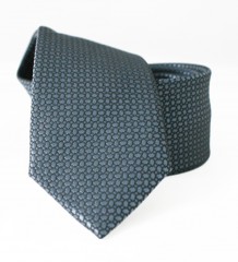 Goldenland Slim Krawatte - Grau Kleine gemusterte Krawatten